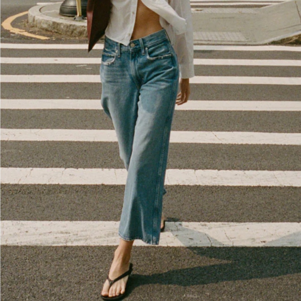 AMO Light Blue Flare Jeans